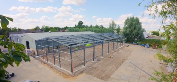 aanbouw productiehal